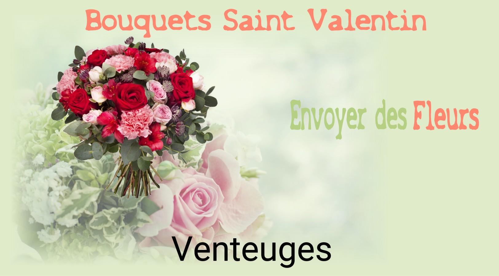 Roses de Saint-Valentin livrées à Venteuges